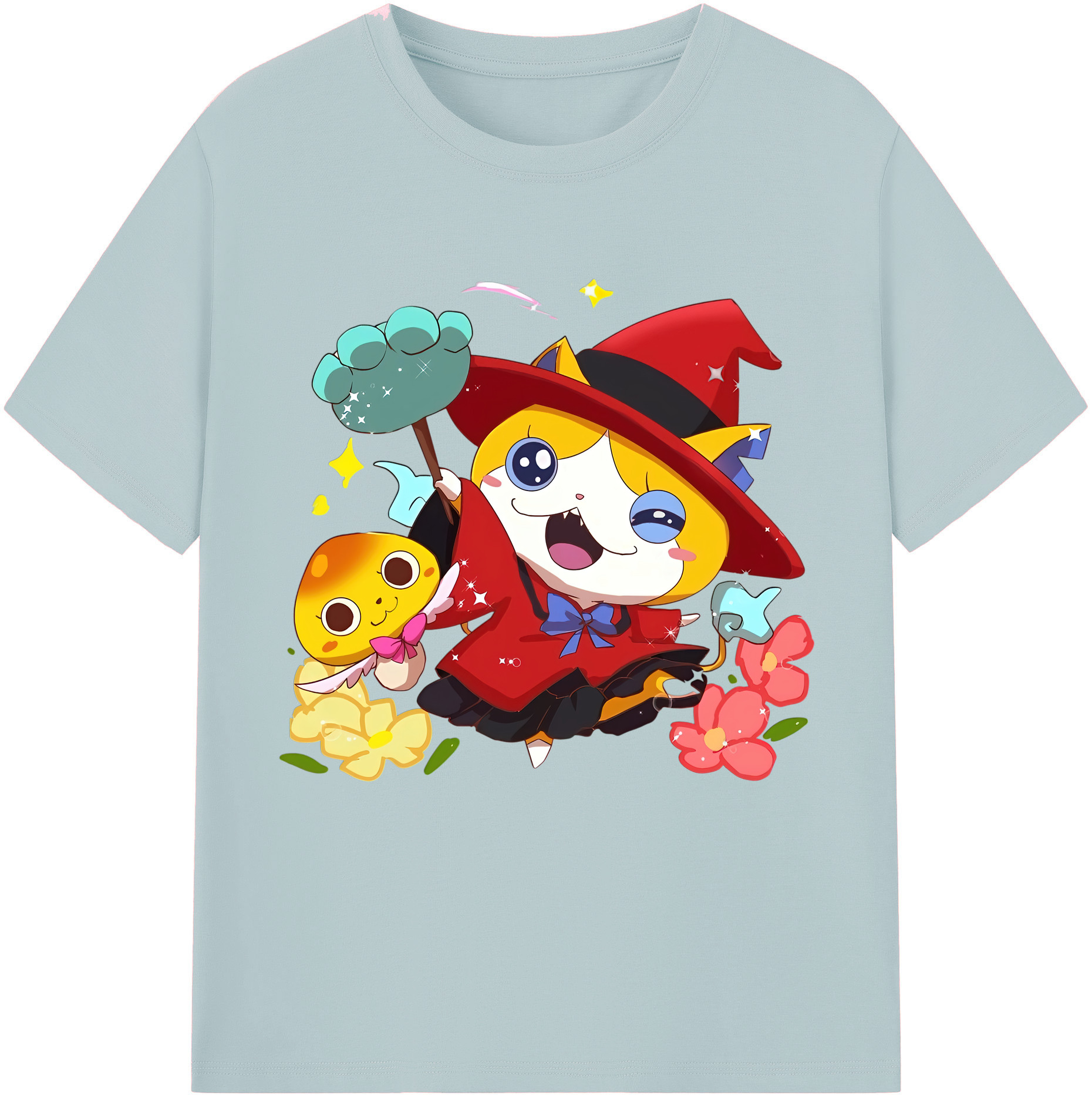 （画像用） 妖怪ウォッチ Yo-kai Watch 綿100％半袖Tシャツ（フロントプリント）